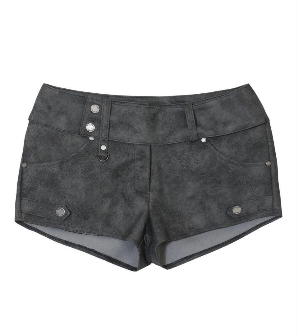BOHEMIAN SEOUL MOTORCYCLE LEATHER SHORTS