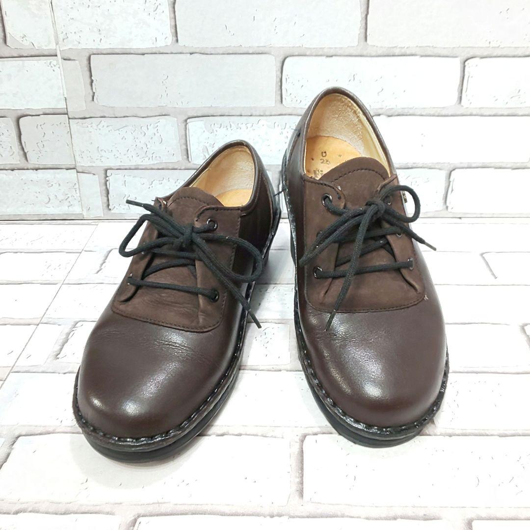 finn comfort フィンコンフォート】レザーシューズ ブラック 4.5