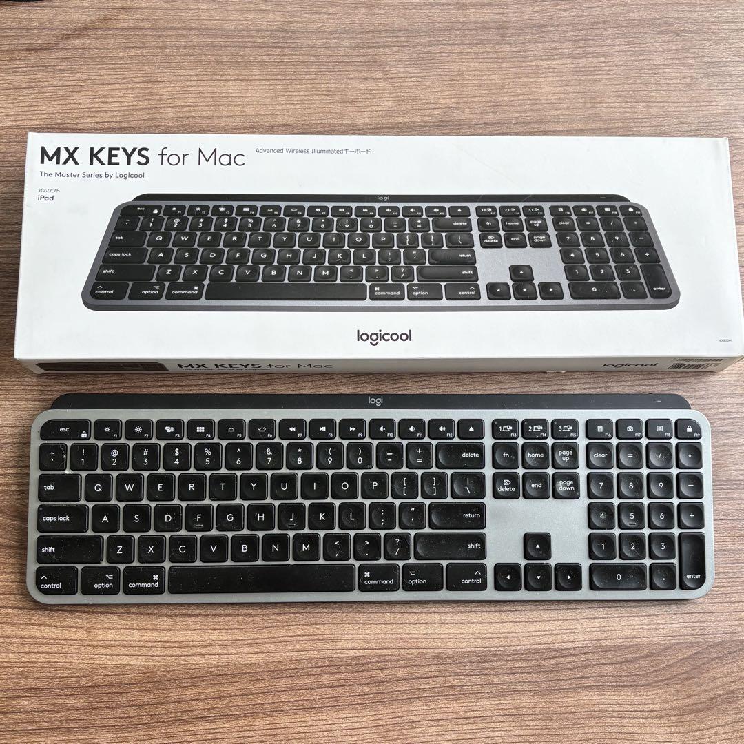 logicool MX KEYS for Mac US配列 MX Keys for Mac】US配列を半年以上使ってみて感じた、よい点と