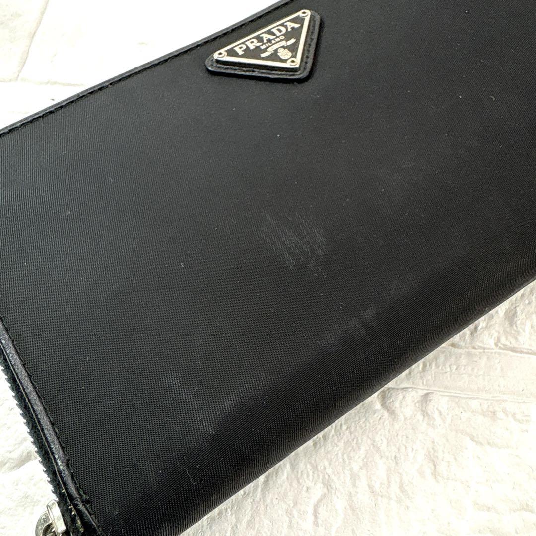 PRADA プラダ ナイロン 長財布 ブラック