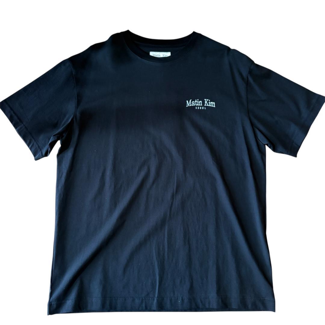 Matin Kim ブラック 半袖Tシャツ - メルカリ