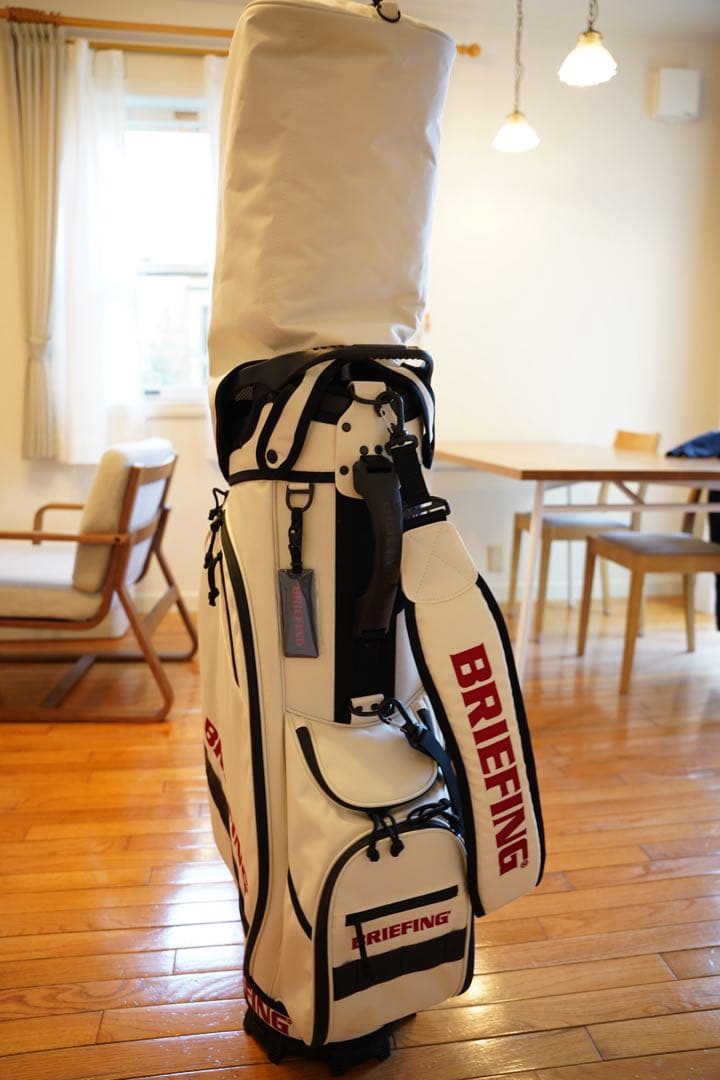 BRIEFING ブリーフィング キャディバッグ ホワイト CR-02 BRIEFING ブリーフィング キャディバッグ ホワイト CR-02