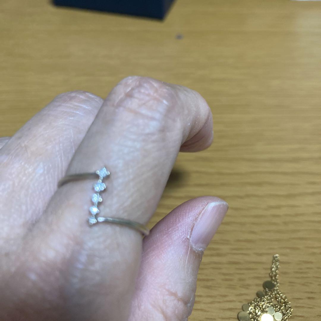 特価商品  レイジースーザンホワイトゴールド10Kダイヤリング アクセサリー