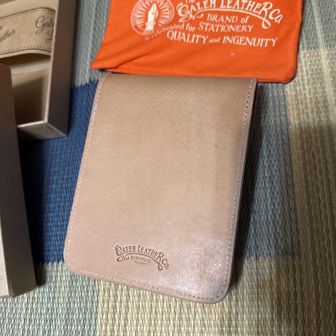 ガレンレザー フラップペンケース 5本差し Undyed Leather 新品