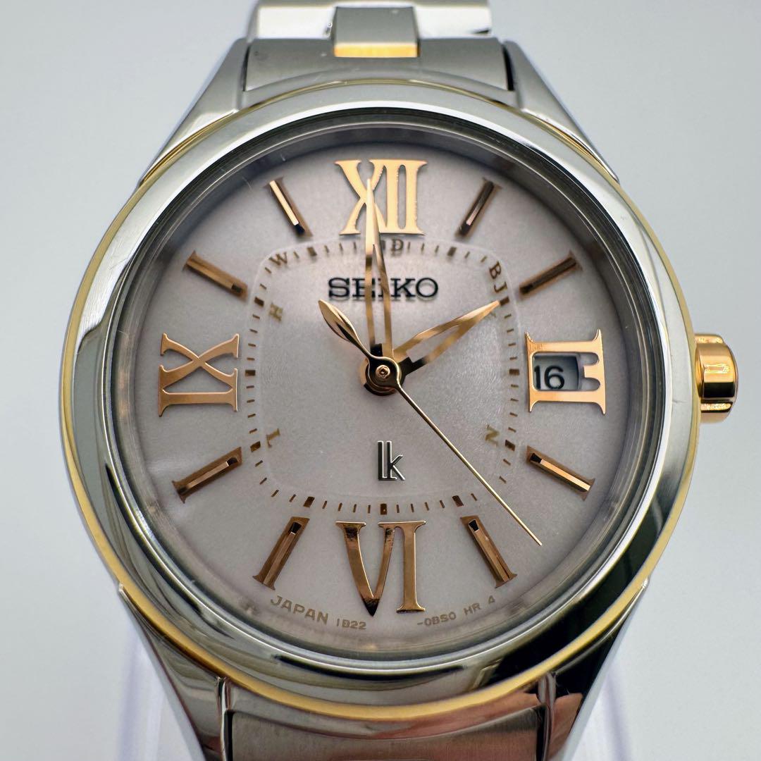 SEIKO セイコー LUKIA ルキア 電波ソーラー 1B22-0AS0
