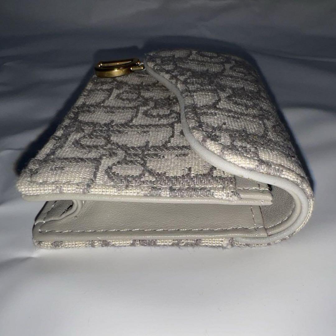 Christian DIOR サドルトロッターロータスウォレット ジャガード