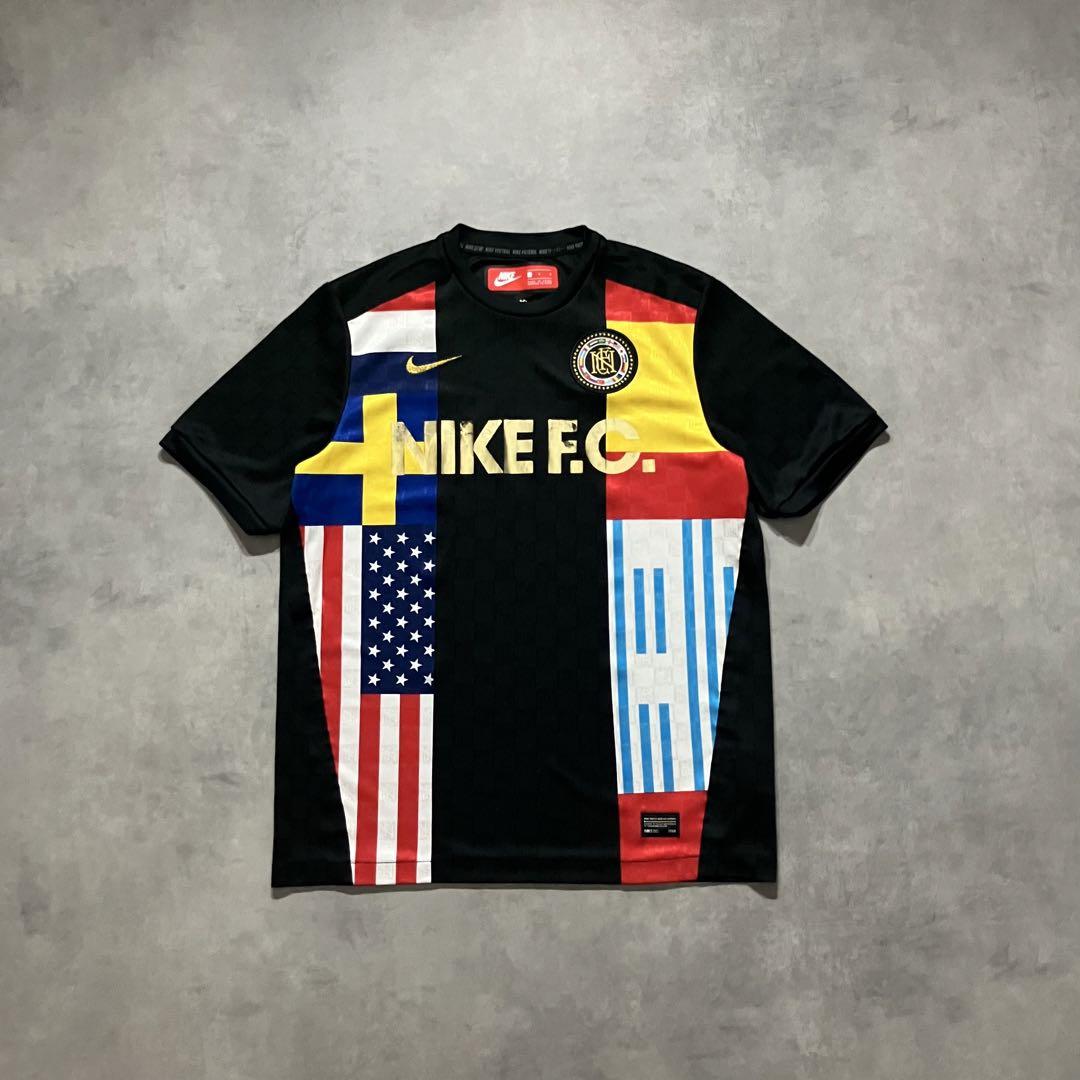 00s NIKE F.C. サッカー ユニフォーム ゲーム シャツ y2k - メルカリ