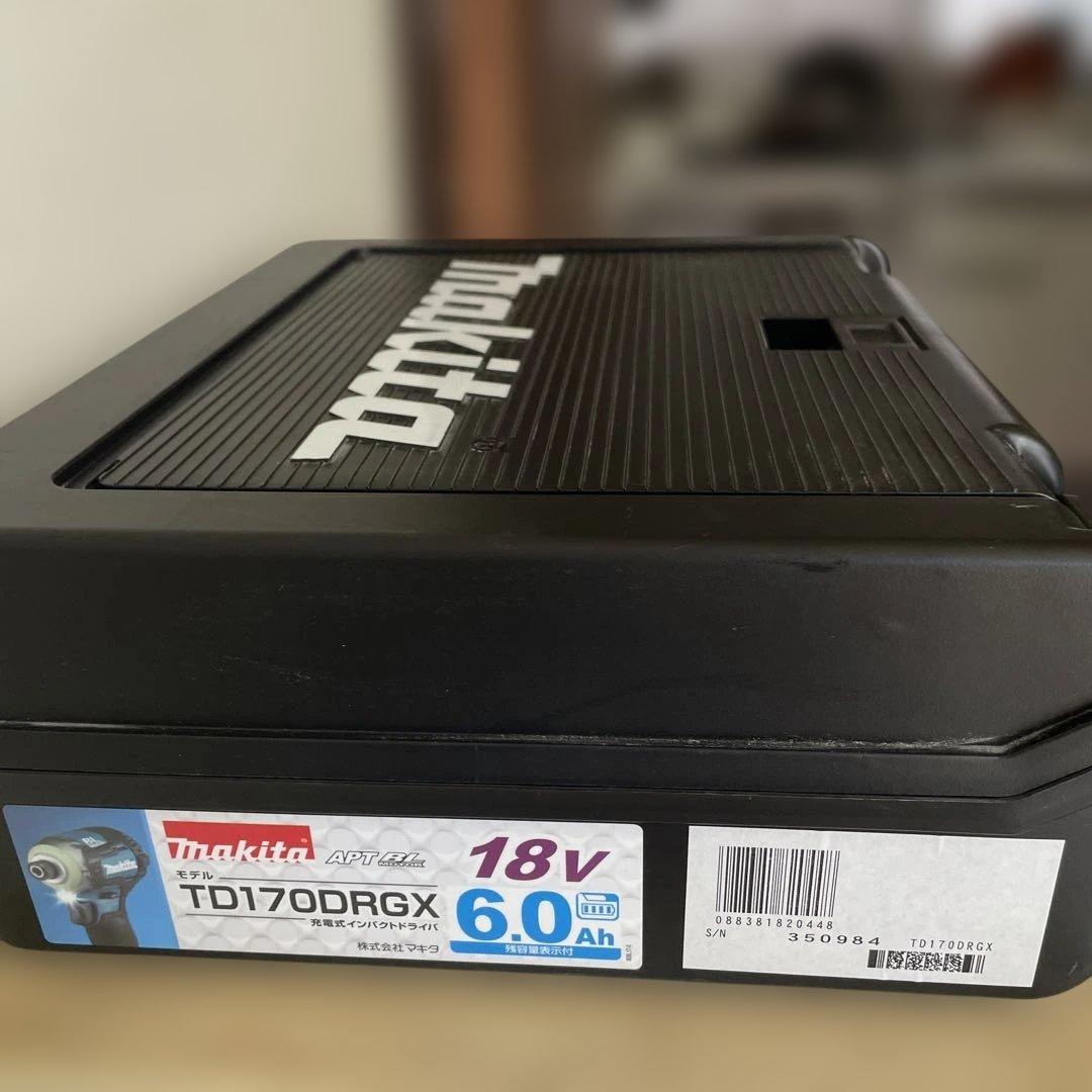 Makita 18V インパクトドライバーセット TD170DRGX 本体無し。 Makita 18V インパクトドライバーセット TD170DRGX 本体無し。