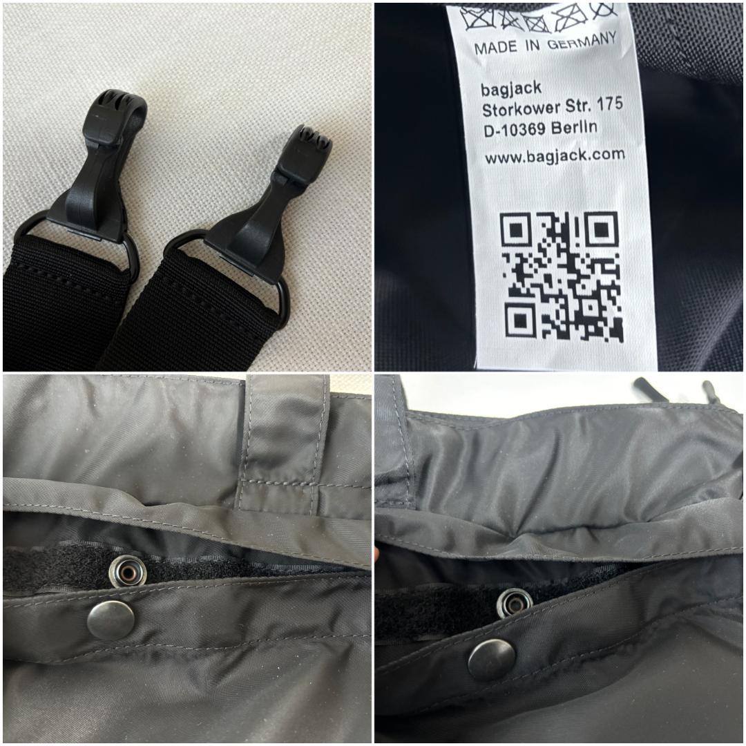 美品 バッグジャック 2way ヘルメットバッグ トート ナイロン ブラック