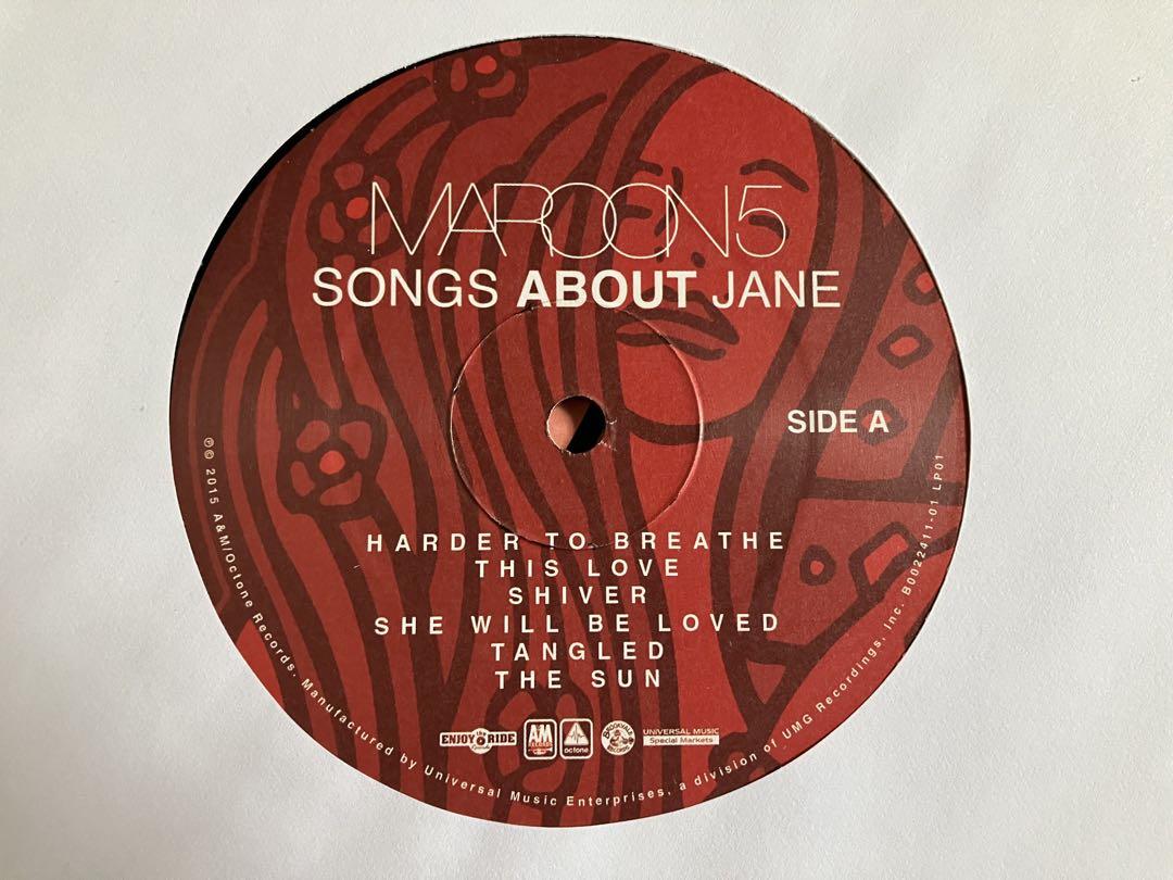 Maroon 5 Songs About Jane 2枚組レコード Maroon 5 – Songs About Jane – 2 x Vinyl (180g, LP, Reissue
