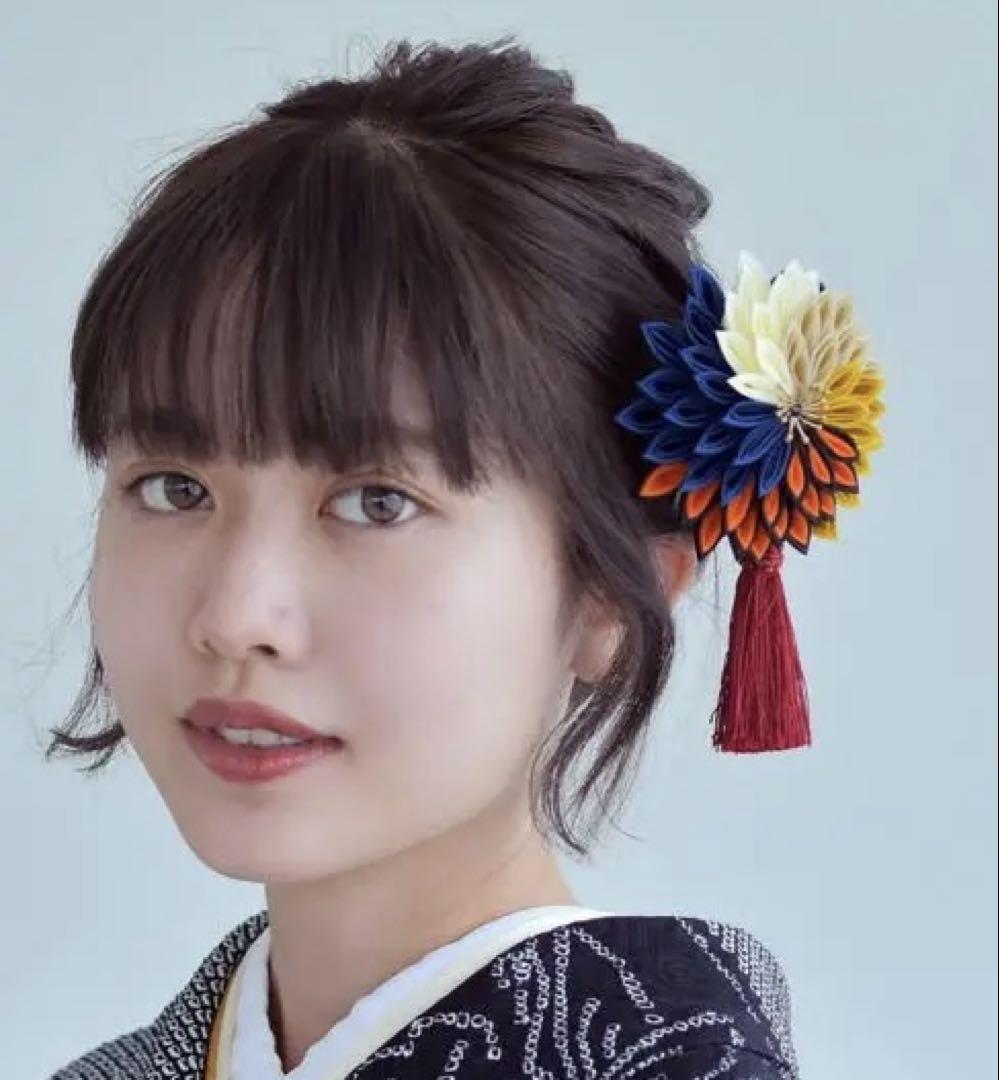 utatane 髪飾り 手綱柄剣菊＆タッセル 日本製