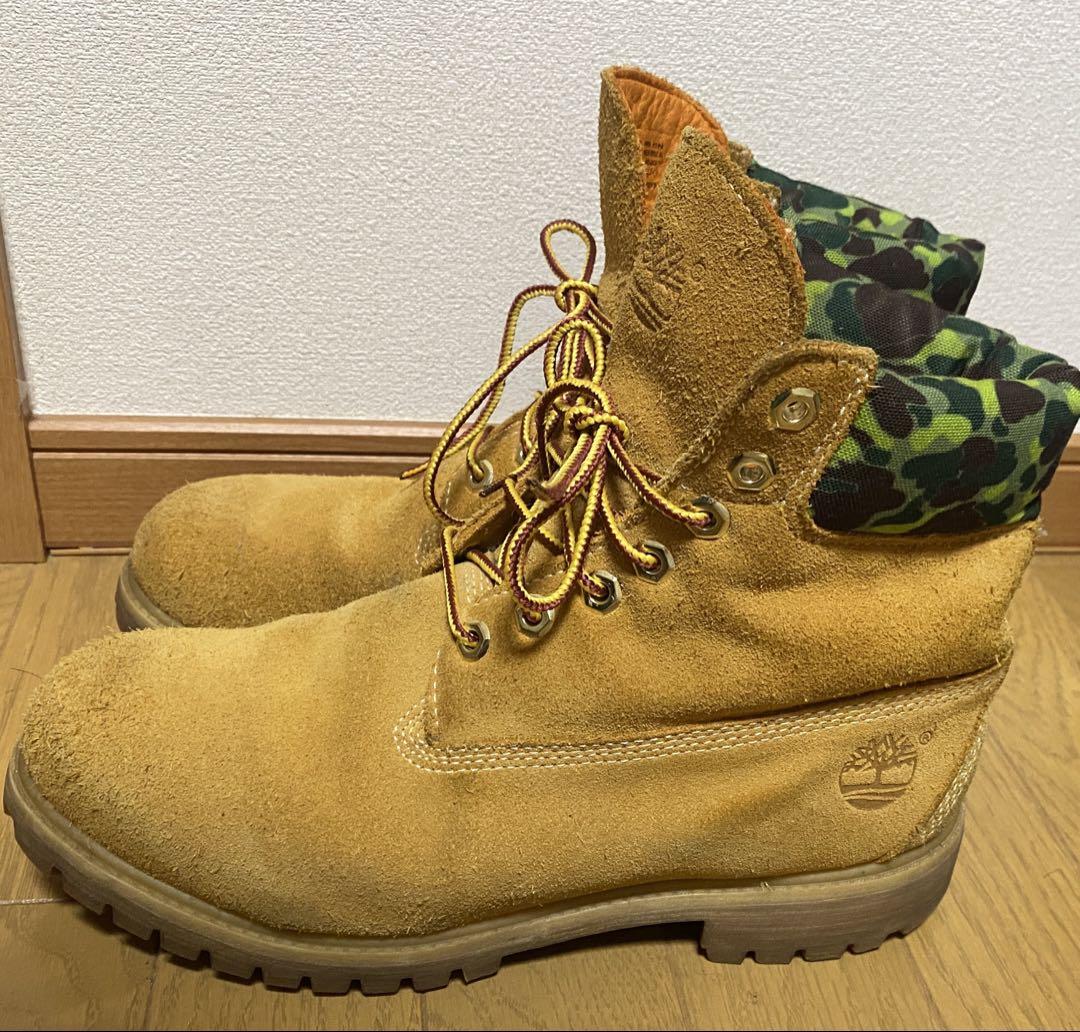 timberland atmos コラボ ブーツ 26.5 迷彩 - メルカリ