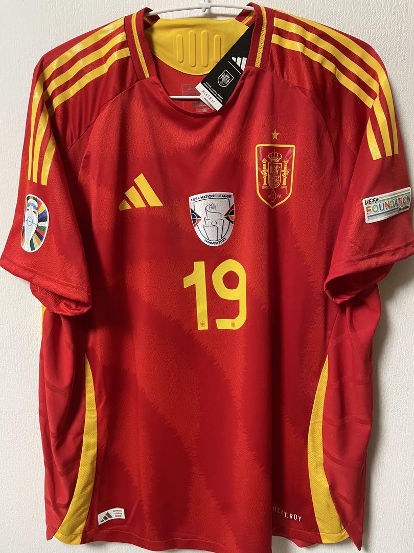 ラミンヤマル スペイン代表 ユニフォーム EURO2024優勝モデル フルパッチ ラミンヤマル スペイン代表 ユニフォーム EURO2024優勝モデル