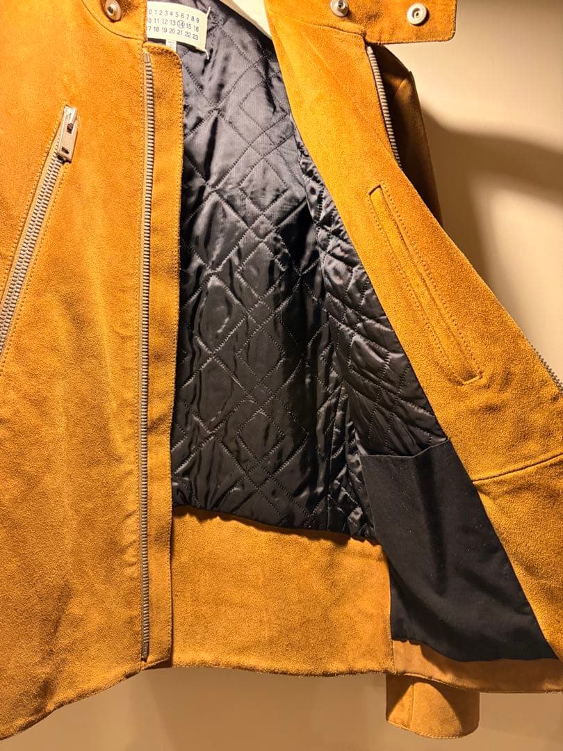 Maison Margiela マルジェラ16AW八の字ライダース スエード46 Maison Margiela マルジェラ16AW八の字ライダース スエード46