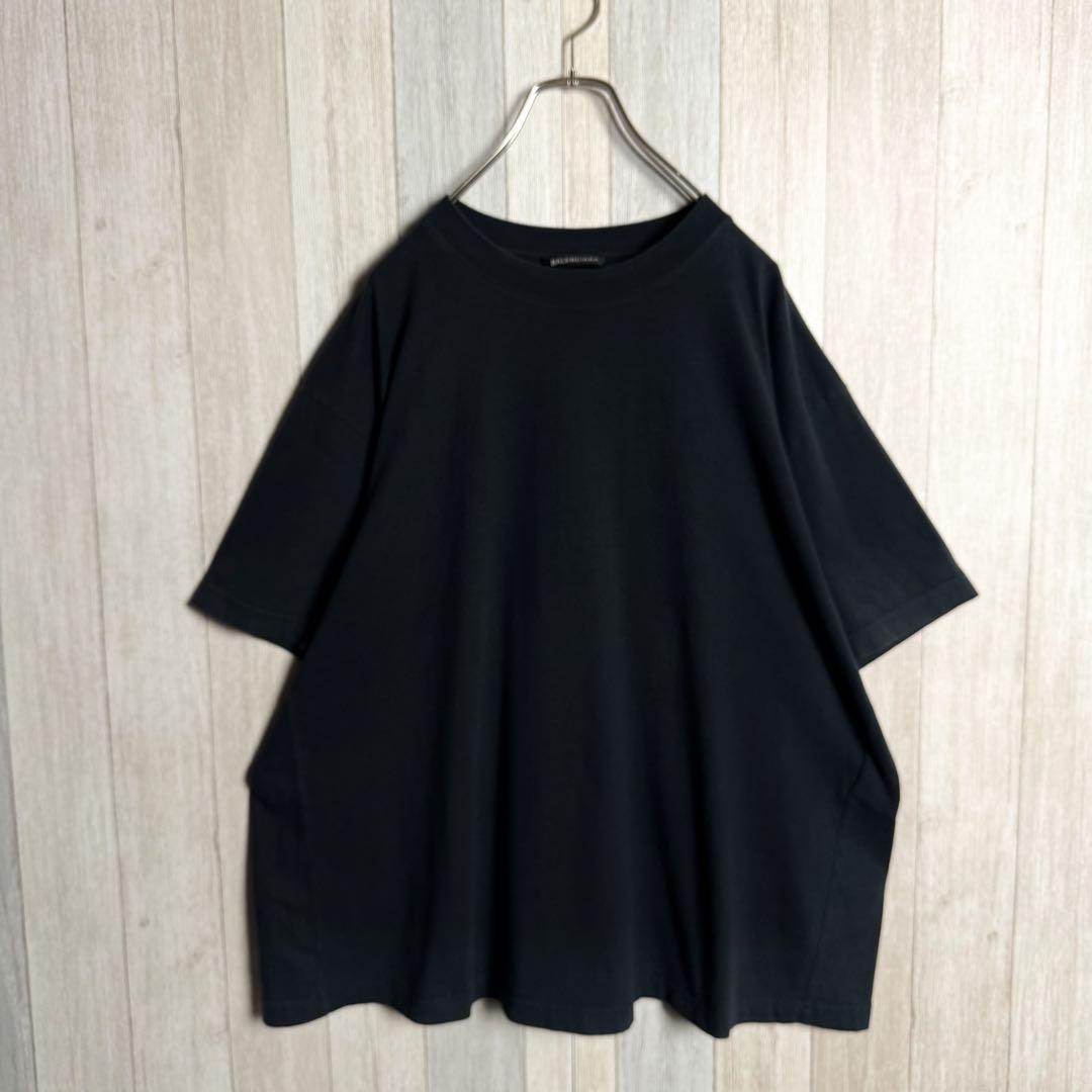 2973【超人気デザイン】ポルトガル製 バレンシアガ バックロゴ 半袖 Tシャツ