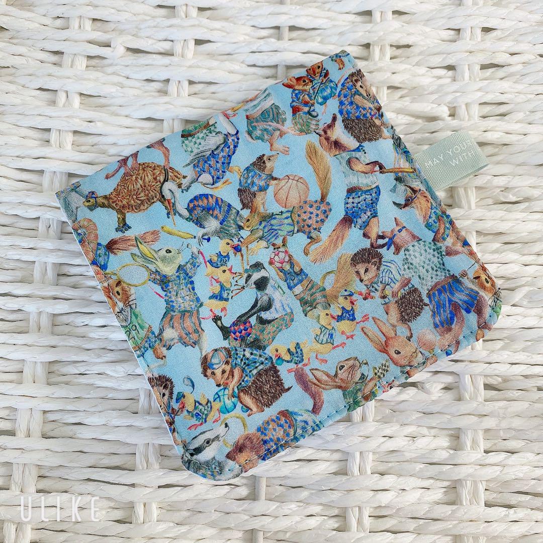 リバティ ハーフタイプのふんわりガーゼハンカチ ハンドメイド⑥