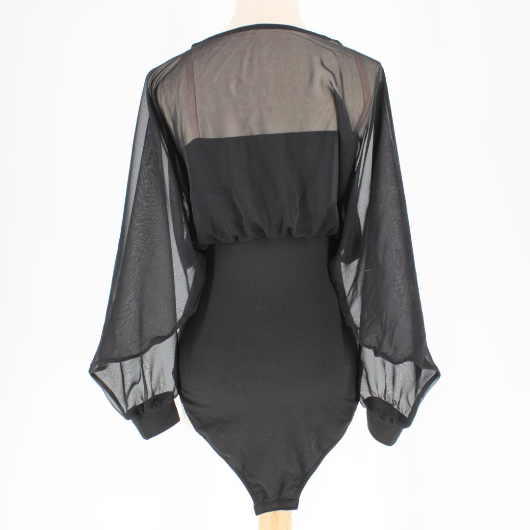 【美品 社交ダンス衣装】ブラック TANIA INTERNATIONAL TID