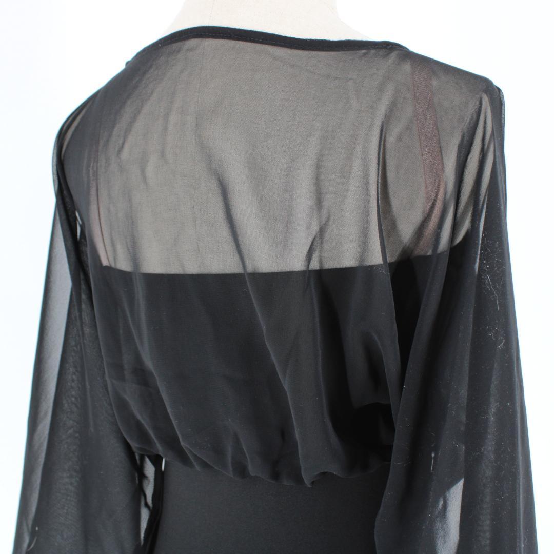 【美品 社交ダンス衣装】ブラック TANIA INTERNATIONAL TID