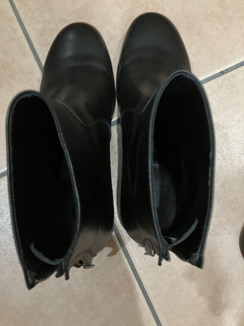【美品】PADRONE /BL BACK ZIP BOOTS
