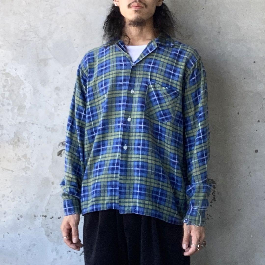 独創的 RIVER DAN 50s-60s shirt check \