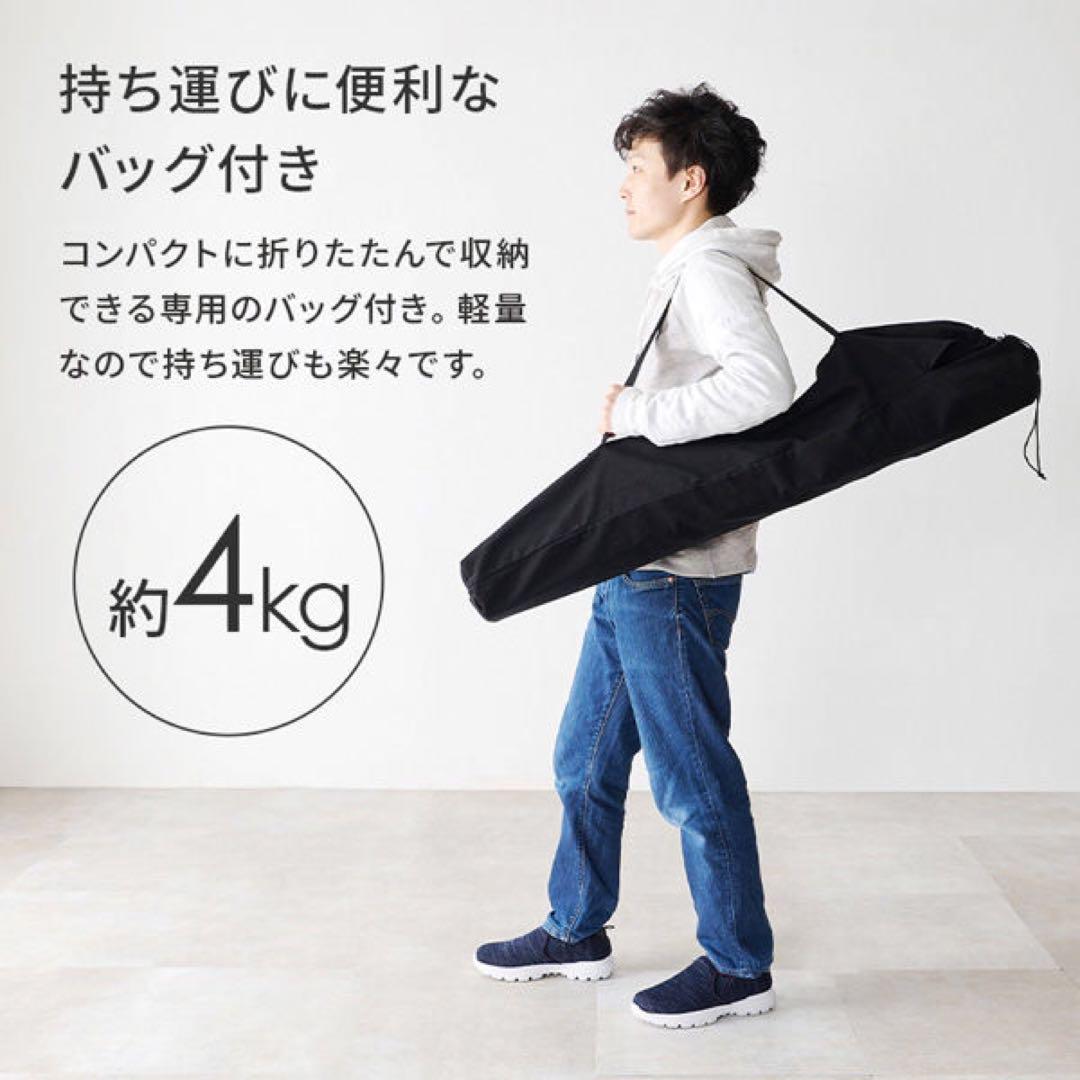 新品天然木　萩原 フォールディングチェア ブラック LOC-4491-BK 1脚