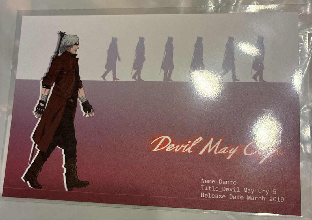 デビルメイクライ ポストカード 特典 その2 カプコンストア Devil May Cry」シリーズ20周年×「安心お宿名古屋栄店」の宿泊