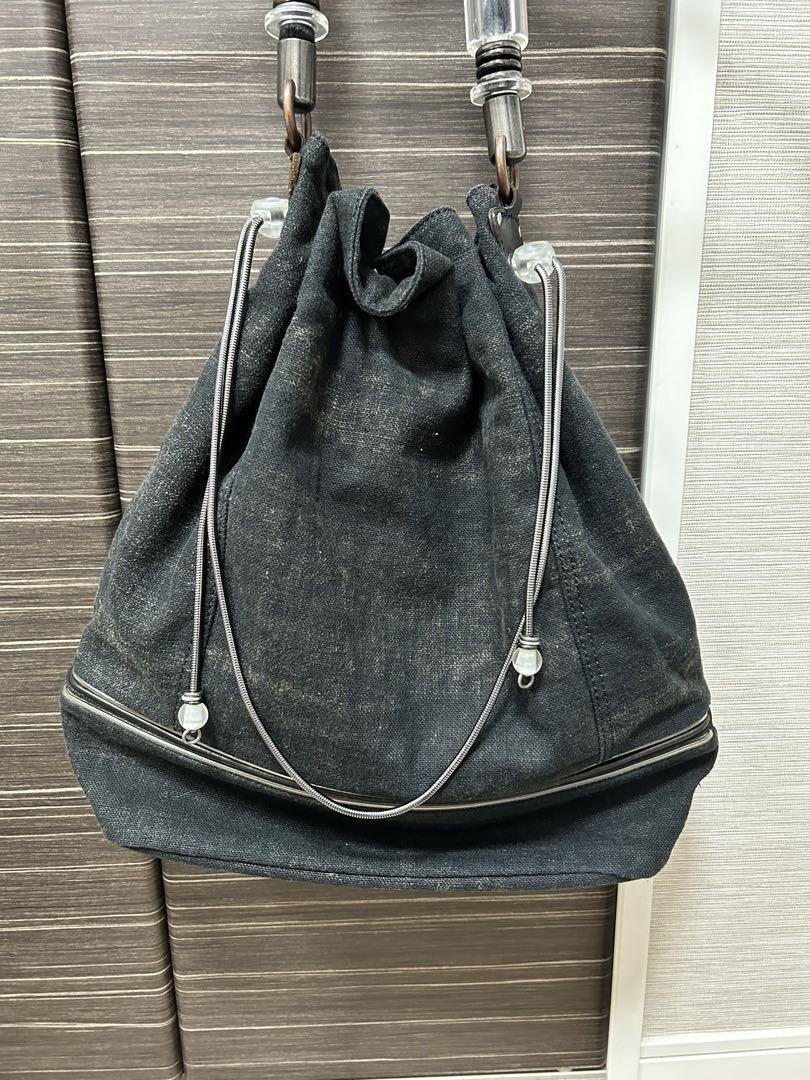 値下げしました！ DIESEL デニム巾着型バッグ