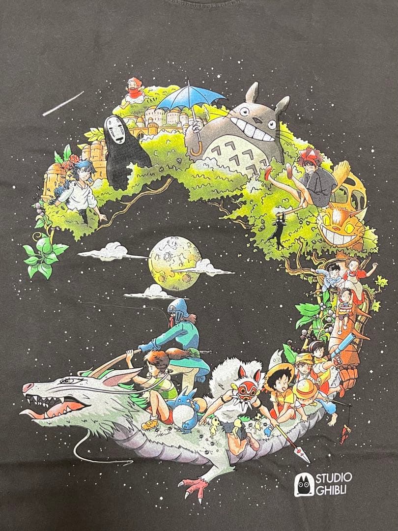 【超希少】もののけ姫 ジブリオールスター アニメTシャツ USA製 XXL