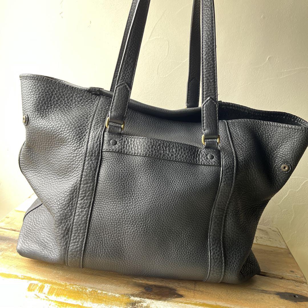 COACH コーチ　71160 ブリーカー　ペブルドレザー　トートバッグ　黒