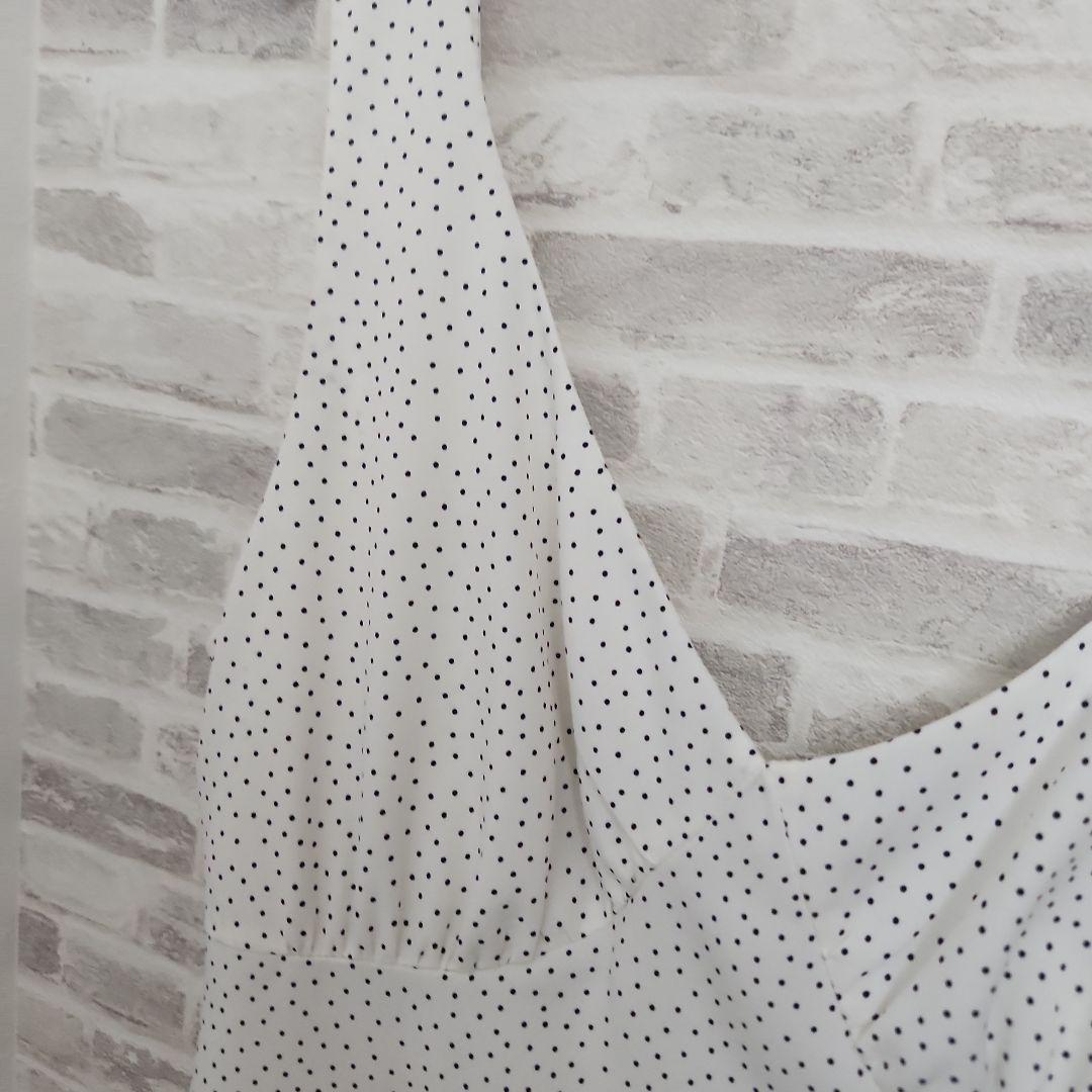 Dot Gathered Dress - ROSARYMOON OFFICIAL WEB STORE