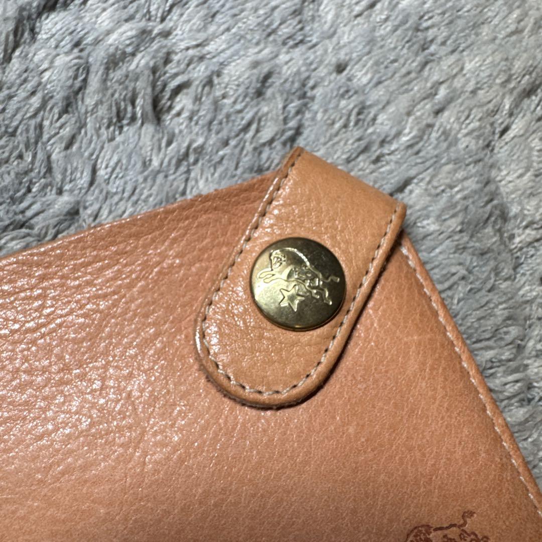 ★美品★IL BISONTE イルビゾンテ 折り財布 本革 レザー