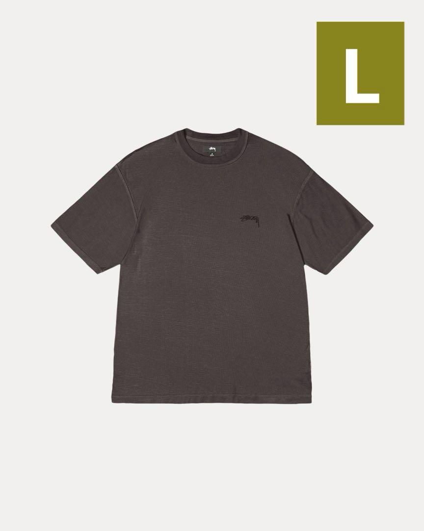 【stussy】《美品》Lazy Tee Faded Black Lサイズトップス