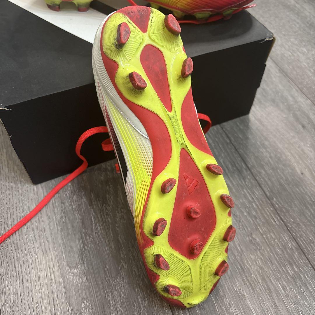 adidas サッカーシューズ ホワイト/オレンジ adidas アディダス コパピュア.1 FG(ホワイト×オレンジ) LZM98