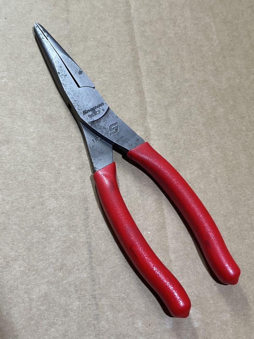 新品 スナップオン 96ACF ニードルノーズ　プライヤー snapon 錆あり