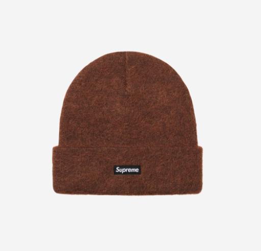 Supreme Mohair Beanie Dark Brown