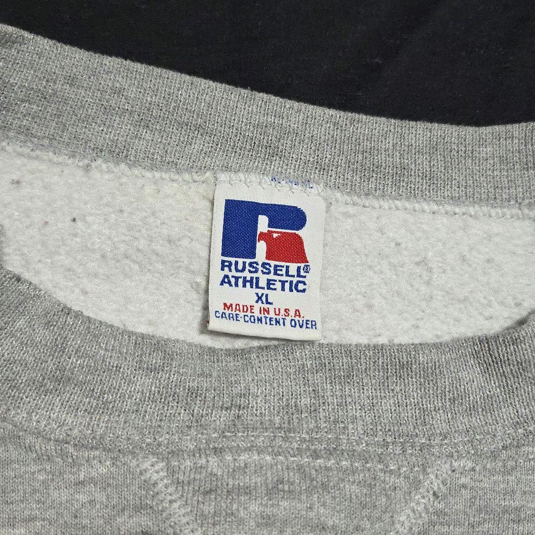 レア　プロモ刺繍　90s russell ラッセルスウェット　アメリカ製
