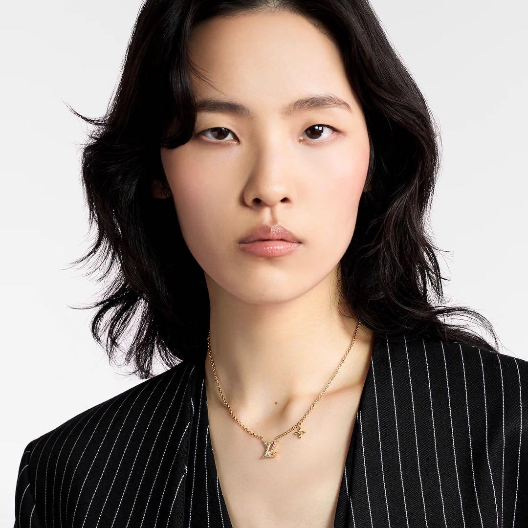ピアス・LV アイコニック ストラス＋ネックレス・LV アイコニック
