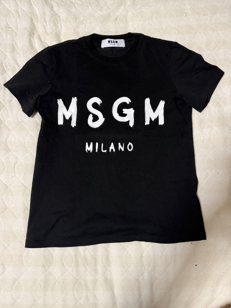 MSGM MILANO ブラック Tシャツ XS - メルカリ