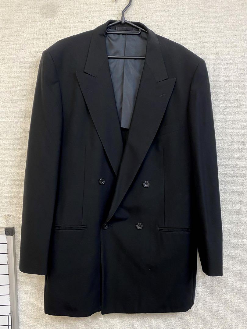 Aquascutum カシミヤ混ダブルスーツ　セットアップ