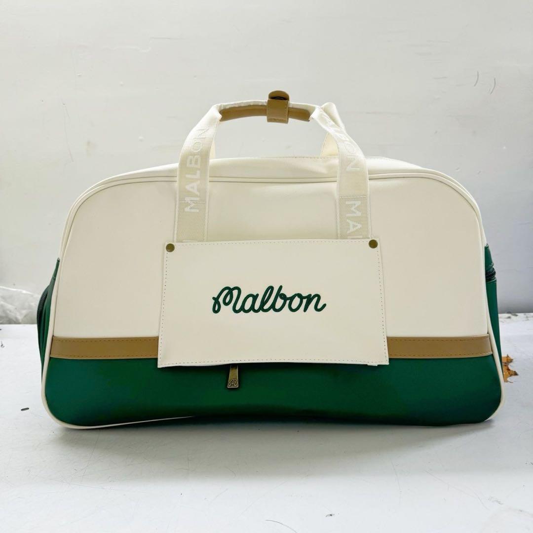 マルボンゴルフ ボストンバッグ シューズケース 新品未使用 マルボンゴルフ Malbonボストンバッグ シューズケース 衣類