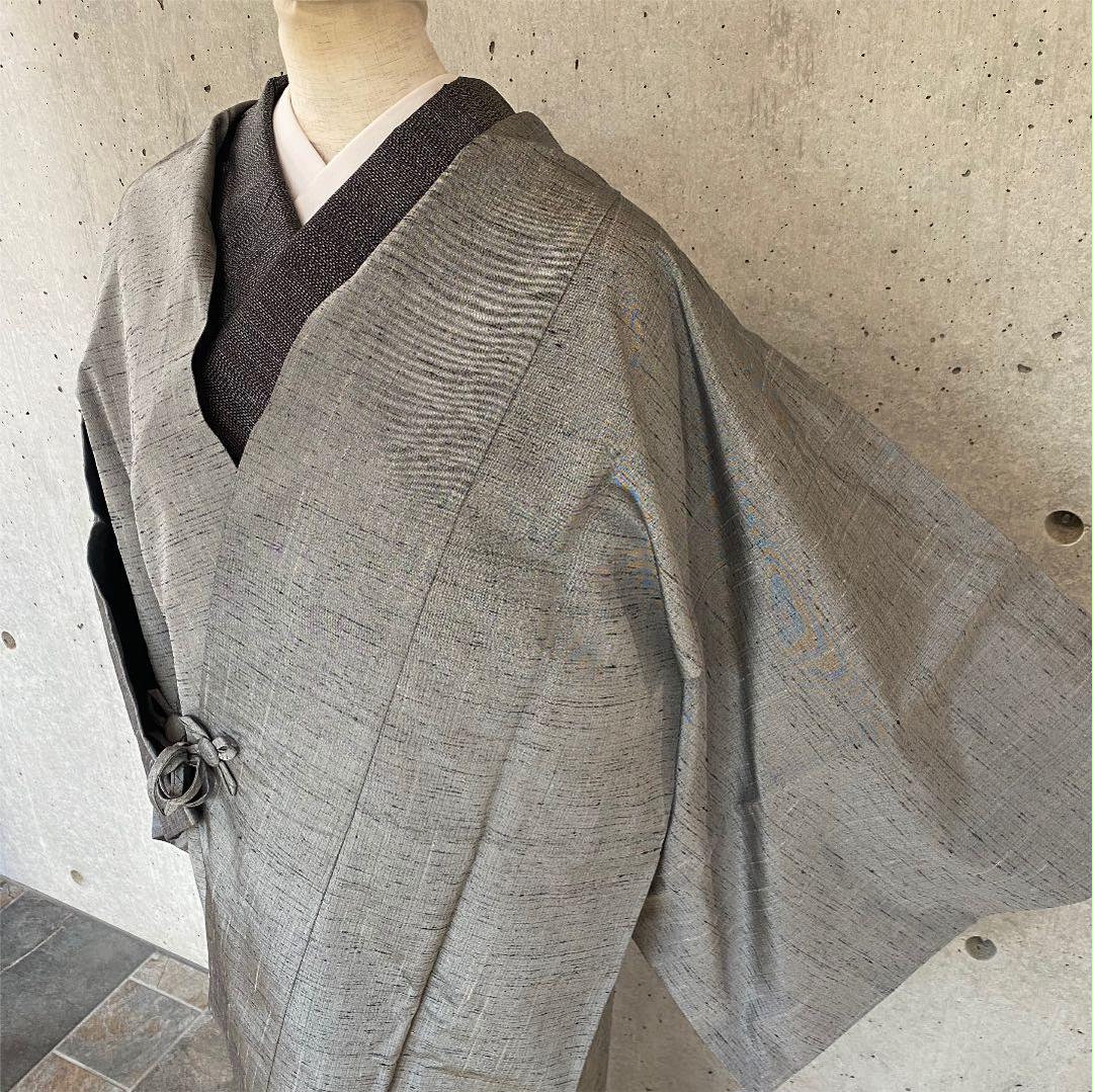 がありまし 道中着 上質な紬 羽織 vgMFu-m68510719256 正絹 ⊦おんたま
