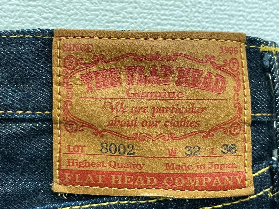 フラットヘッドFlat Head8002 18ozデニムパンツ32★A25226
