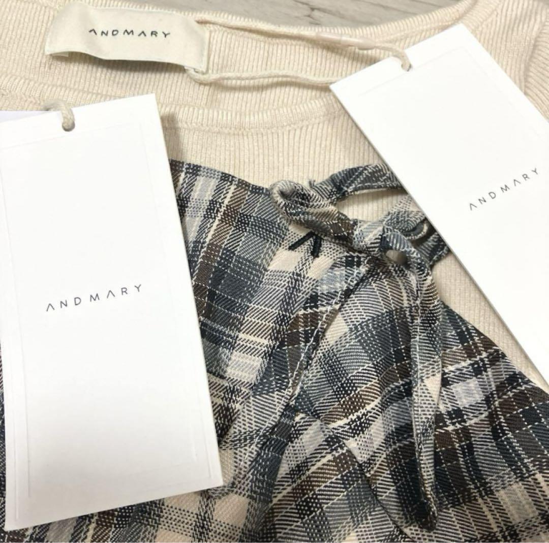 Karen check mini dress アンドマリー andmary Karen check mini dress アンドマリー - メルカリ