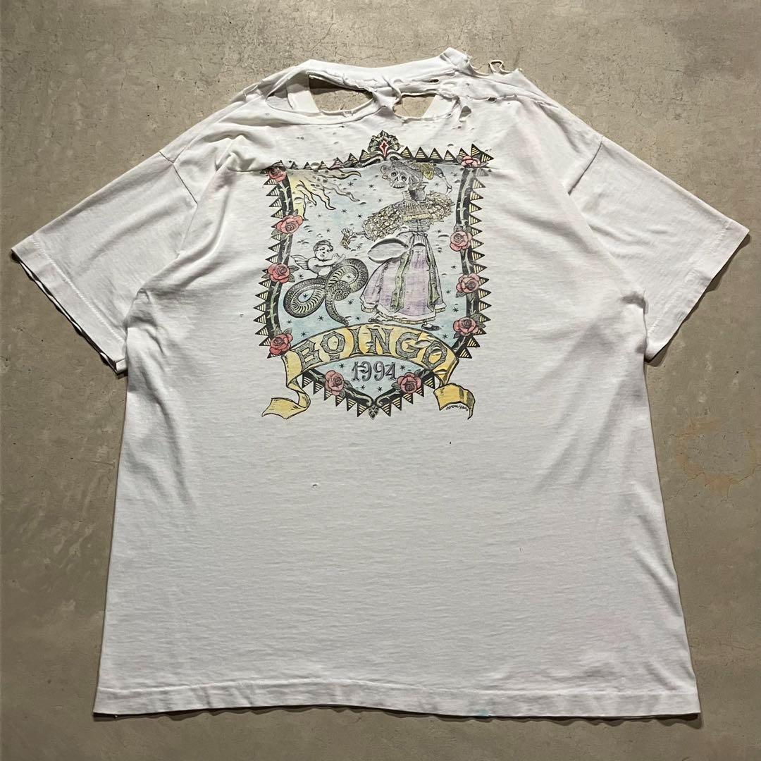 90s OINGO BOINGO ボロ バンド Tシャツ tee アート 古着