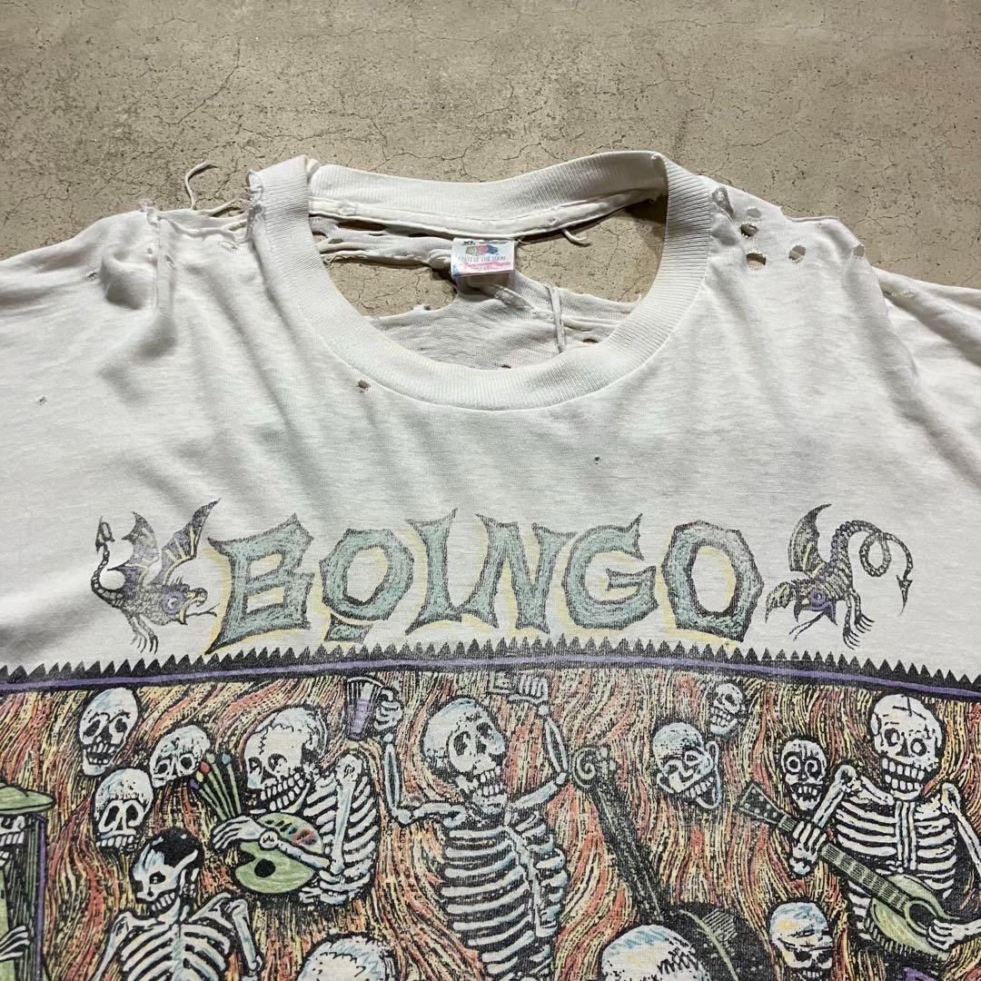 90s OINGO BOINGO ボロ バンド Tシャツ tee アート 古着