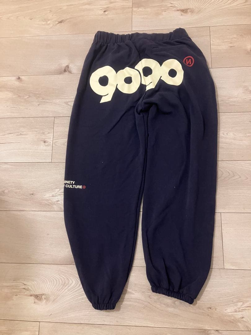 9090 90logo light sweat pantsM・9090