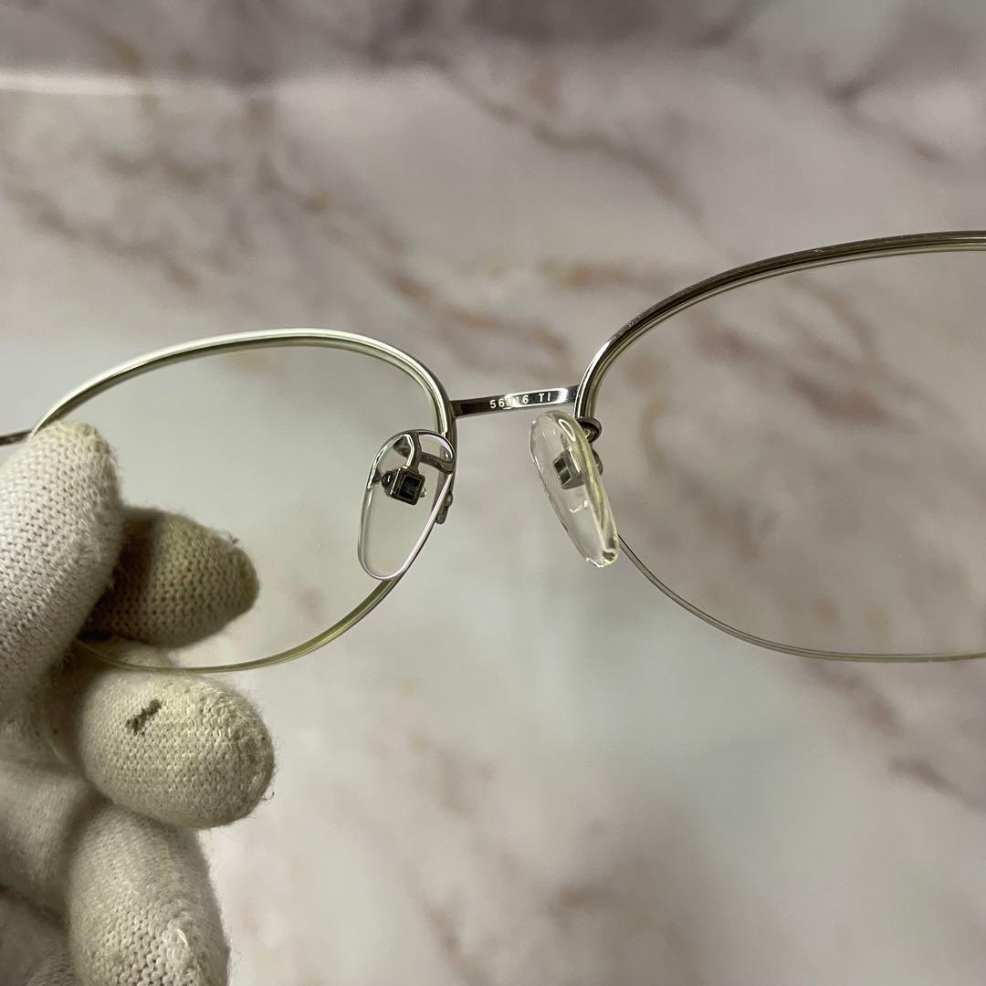 PARIS MIKI 18K 刻印 ルビー 宝石 チタン ヴィンテージ メガネ PARIS MIKI 18K 刻印 ルビー 宝石 チタン ヴィンテージ メガネ