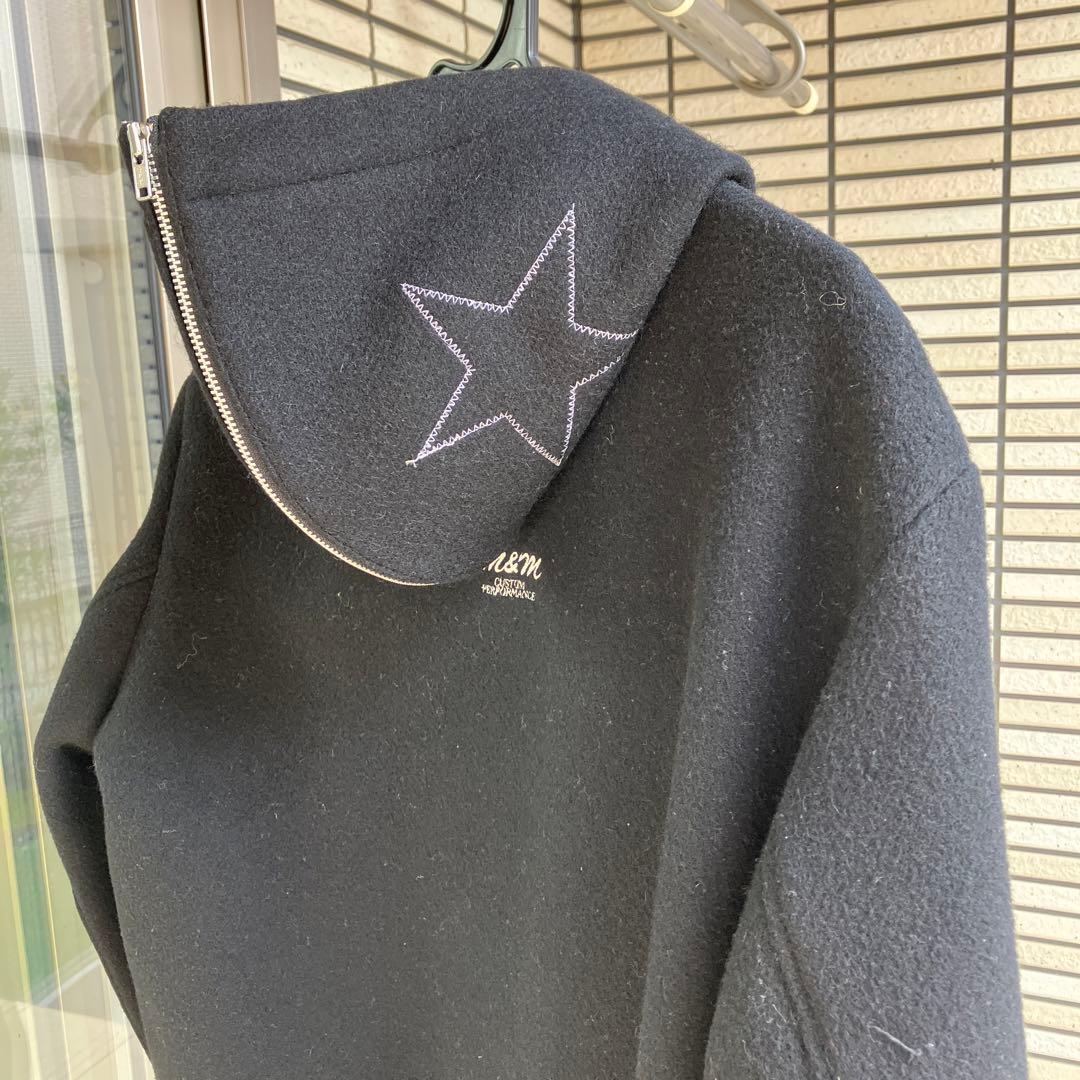 ネイバーフッド　m&m 星フード付きコート　アーカイブ期　1999年 