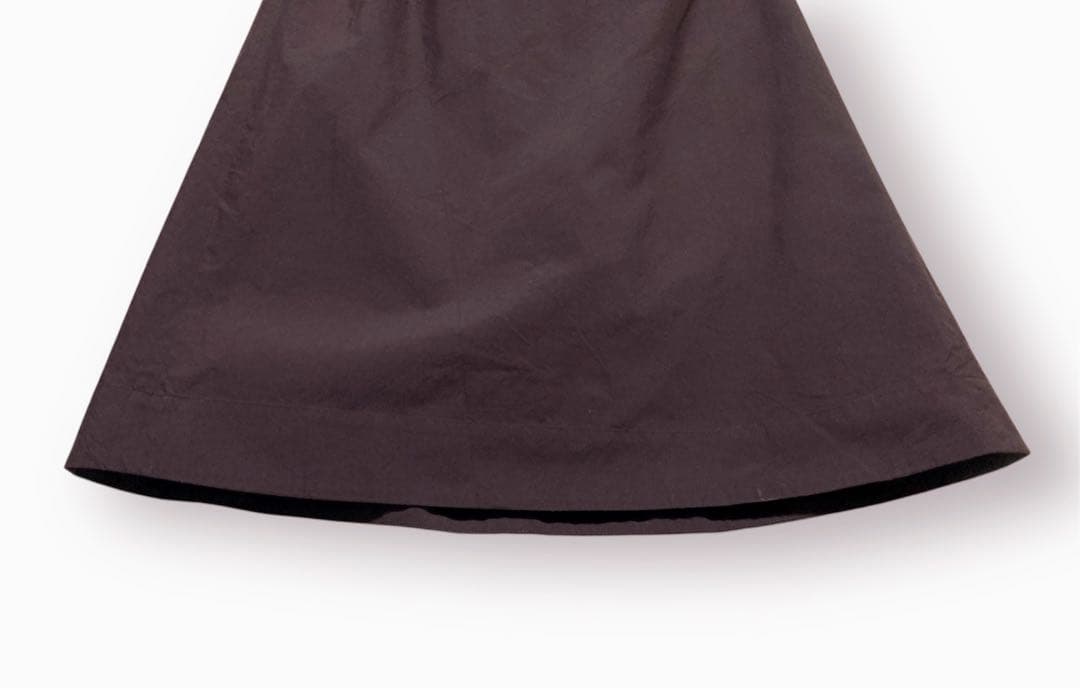 美品 マーガレットハウエル コットン シルク ポプリン ロングスカート サイズ0