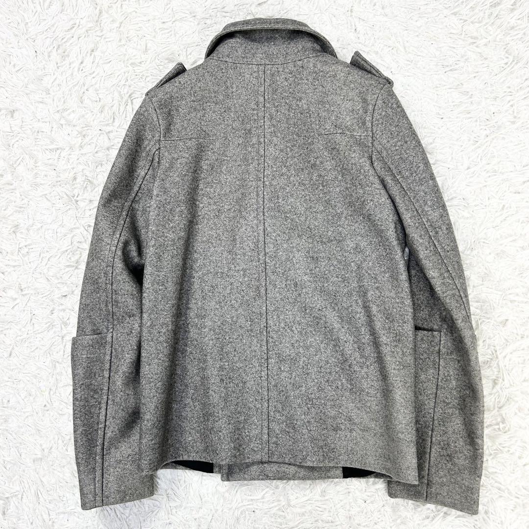 美品 2007AW ディオール オム エディ期 ピーコート ウール 42